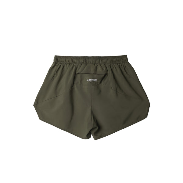 PERUS RUNNING SHORT MAN OLIVE