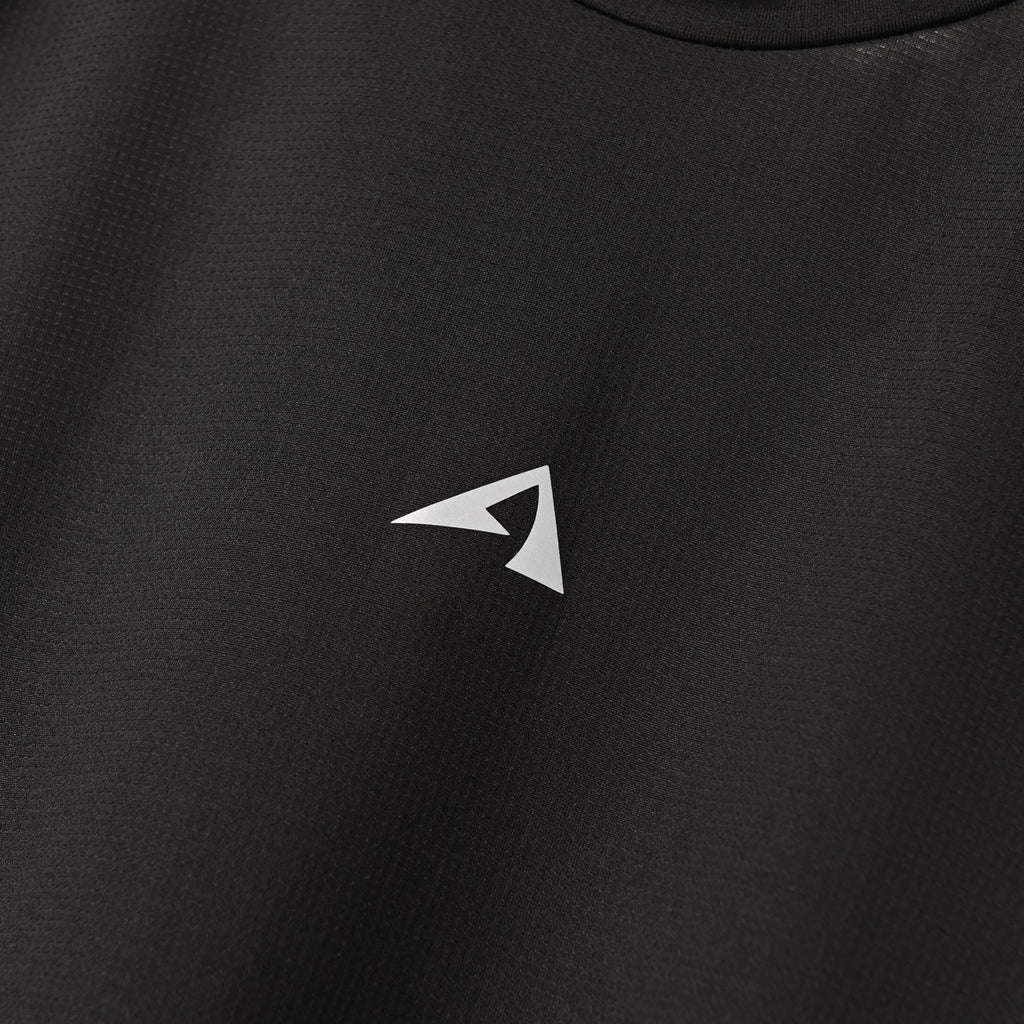 CORTE RUNNING JERSEY MEN SS BLACK - WHITE