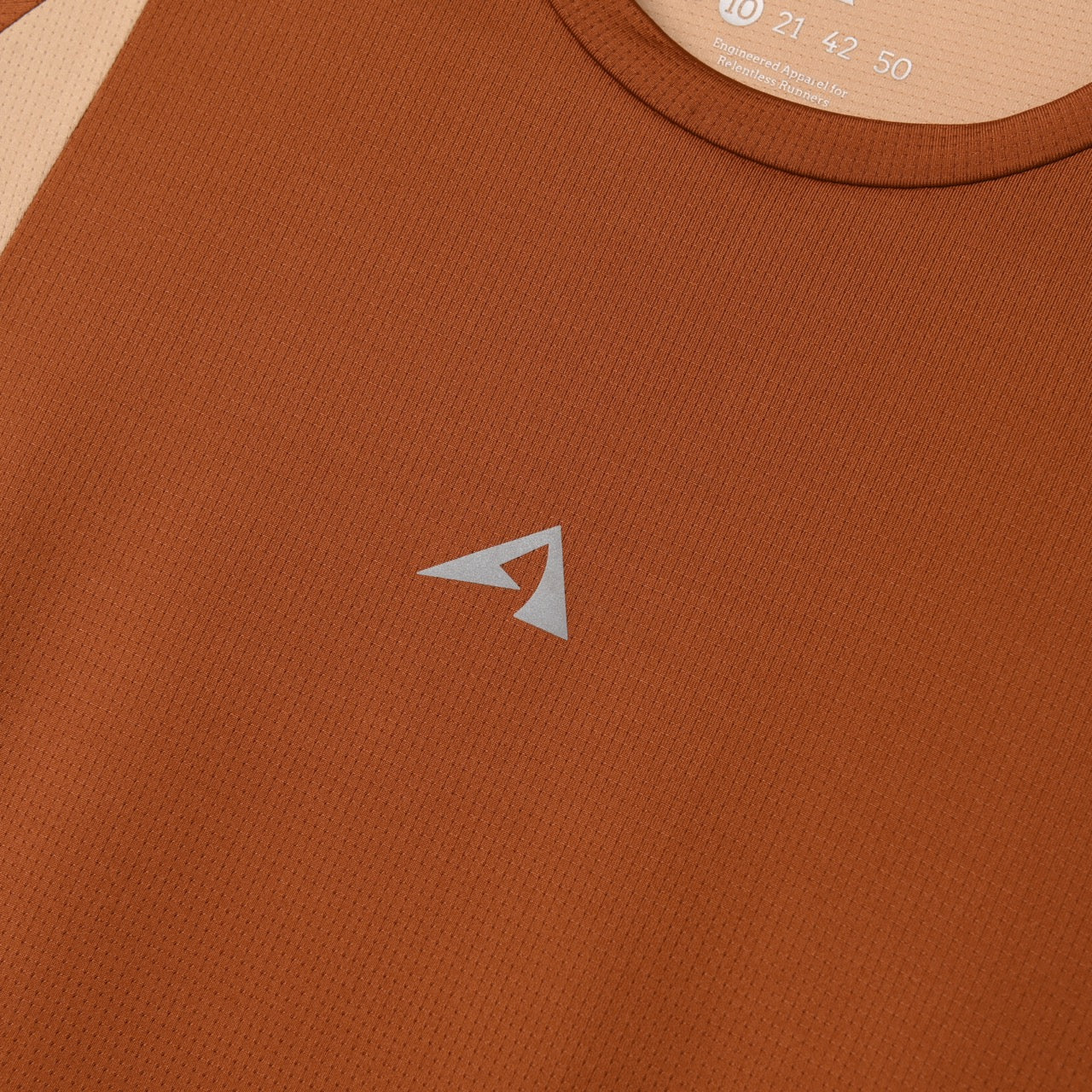 ARCHE CORTE RUNNING JERSEY WOMEN'S TERRACOTTA-CREAM SHORT SLEEVE
