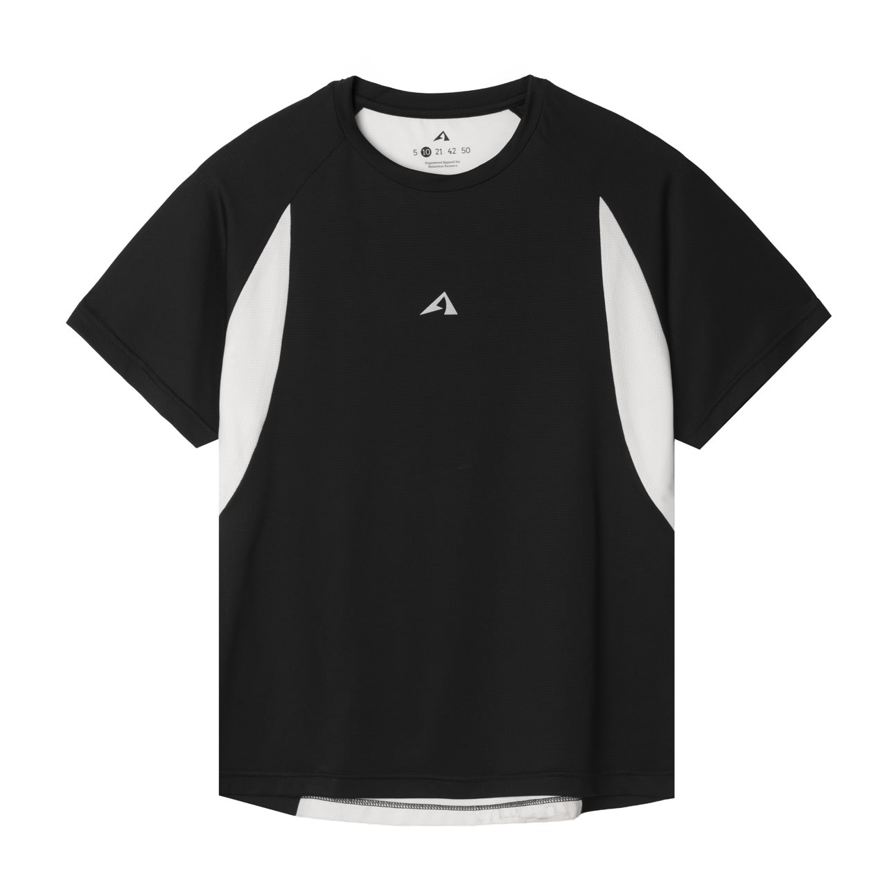 ARCHE CORTE RUNNING JERSEY WOMEN'S BLACK-WHITE SHORT SLEEVE