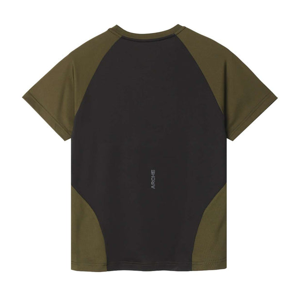 CORTE RUNNING JERSEY WOMEN SS OLIVE - BLACK