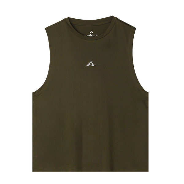 PERUS WOMEN TANK TOP OLIVE