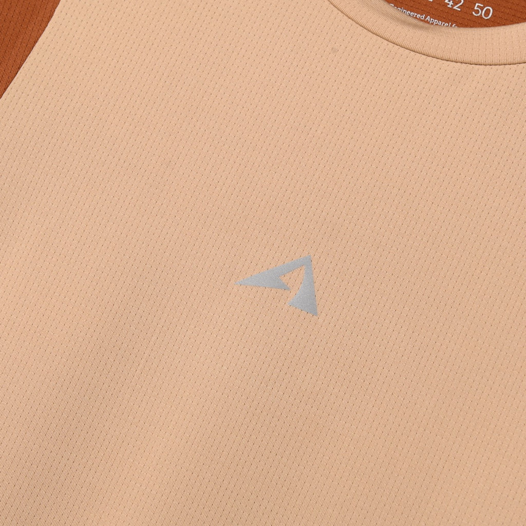 ARCHE CORTE RUNNING JERSEY WOMEN'S CREAM-TERRACOTTA SHORT SLEEVE