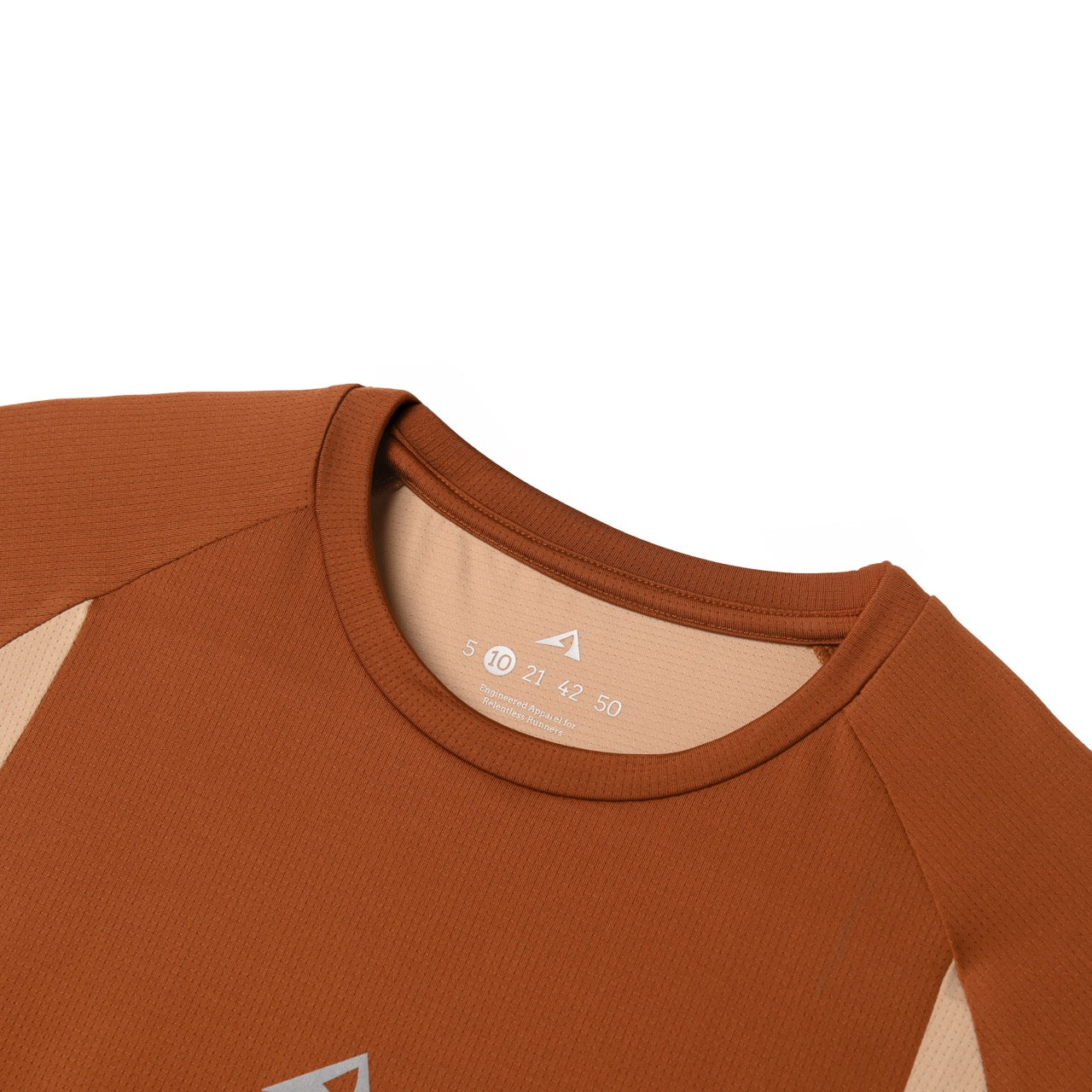 ARCHE CORTE RUNNING JERSEY WOMEN'S TERRACOTTA-CREAM SHORT SLEEVE
