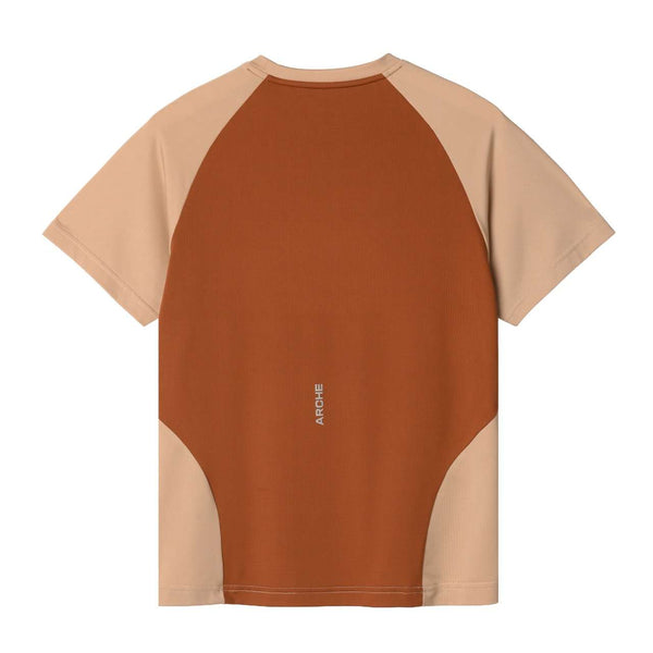 ARCHE CORTE RUNNING JERSEY WOMEN'S CREAM-TERRACOTTA SHORT SLEEVE